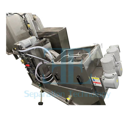 12000L/H machine à vis de déshydratation 40kg/H presse à vis à plaques multiples