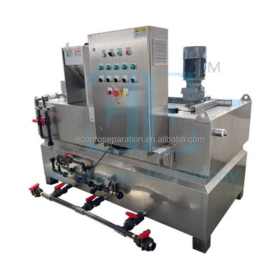0.75kw dispositif de dosage chimique Unité de dosage polymère 2000L/h Productivité
