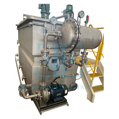 Système de traitement de l'eau DAF de 50L/H 5.5kw Pompe Unité de flottaison à air dissous