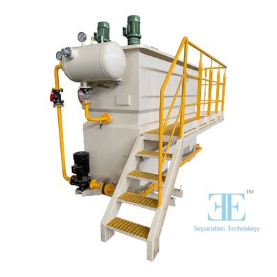 Processus de traitement de l'eau par flottaison à l'air dissous pour un dispositif de déshydratation efficace dans l'huile ou l'élimination des solides