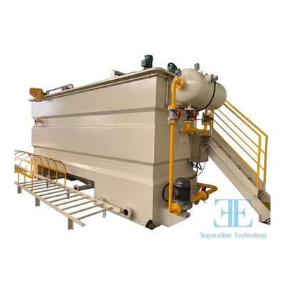 Flotation d'air dissous standard ISO avec commande PLC de puissance de pompe de 3,75 kW