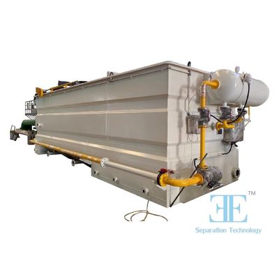 Flotation d'air dissous standard ISO avec commande PLC de puissance de pompe de 3,75 kW