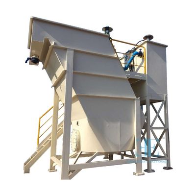 Solution de traitement de l'eau Structure simple Système de clarification de lamelle avec une capacité de 20 à 100 m3/h