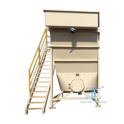 Equipement de traitement de l'eau facile d'entretien Système de clarification Lamella avec système de commande PLC 0,55kw