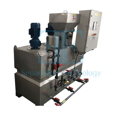Système de dosage automatique de 2000L/h avec PLC de contrôle à écran tactile et agitateur de stockage