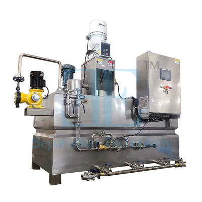 2000L/H Système de dosage polymère automatique à précision de ±1% avec agitateurs de 0,75kw