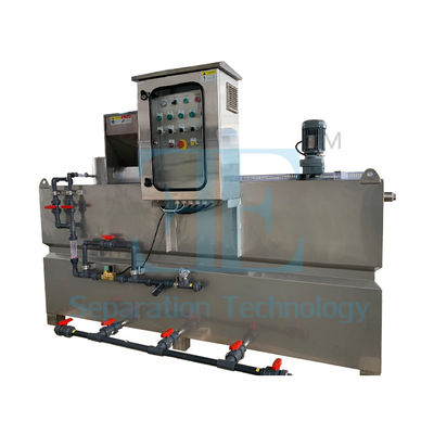 Produit chaud 2022 Système de dosage en polymère contrôlé par PLC 0.75kw Agitateur d'égalisation