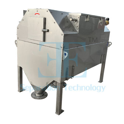 Filtrage métal/plastique Filtre à tambour rotatif à alimentation interne avec 4-20 vitesses de rotation et options personnalisables