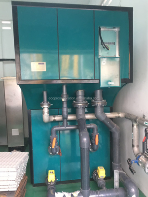 SUS 304 Système industriel d'électrocoagulation 40m3/h
