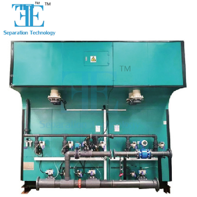 Système de traitement des eaux usées par électrocoagulation de 1 kW avec anode en aluminium et fer