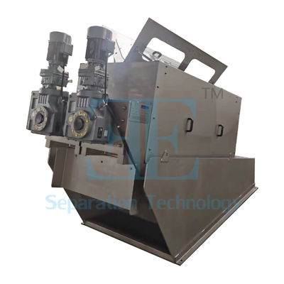 Machine de déshydratation des boues à vis industrielle 3,6-45 m3/h Capacité