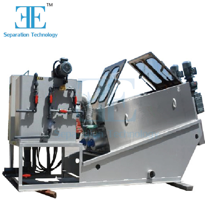 Machine à déshydratation des boues à vis 9,6-120 m3/h Capacité