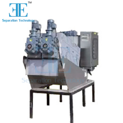 Machine à déshydratation des boues à vis 9,6-120 m3/h Capacité