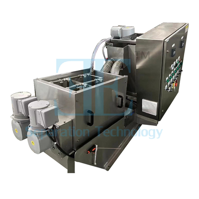 Machine de déshydratation des boues à vis de 1 kW, capacité de 0,8 à 12 m3/h